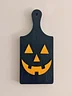Classic Jack-O’-Lantern Wooden Paddle Sign | Halloween Wall Decor