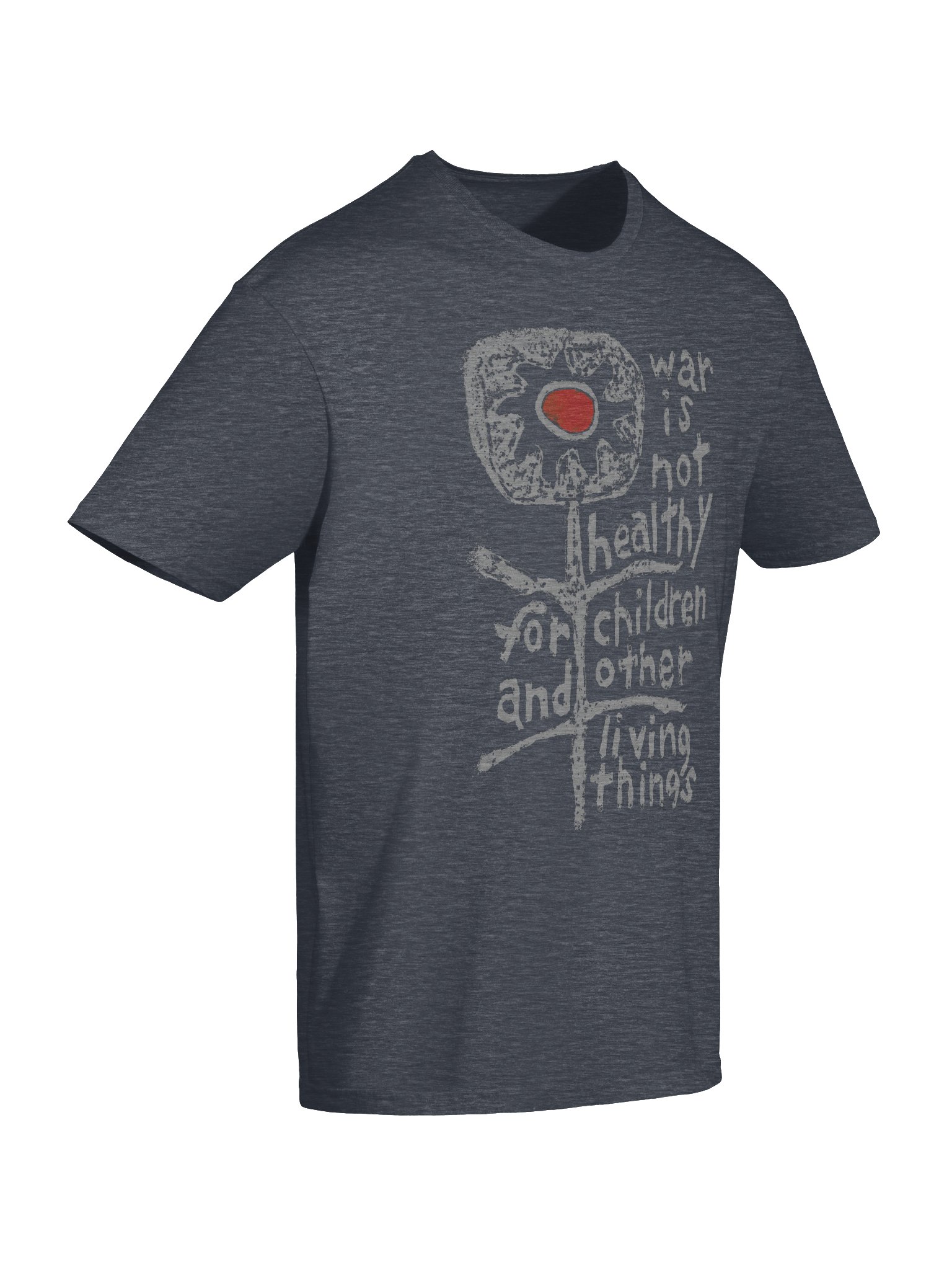 War is Not Healthy Gildan 64000 dark T-Shirt product image (7)