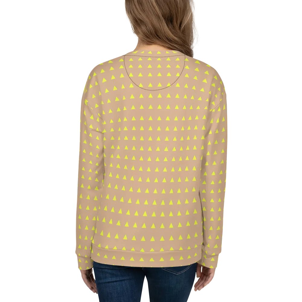 Neon Triangles Yellow Sweatshirt product image (6)