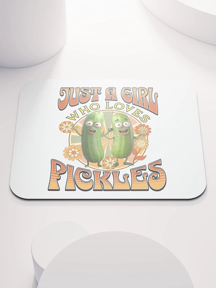 Just A Girl Who Loves Pickles Paradise Mouse Pad product image (2)