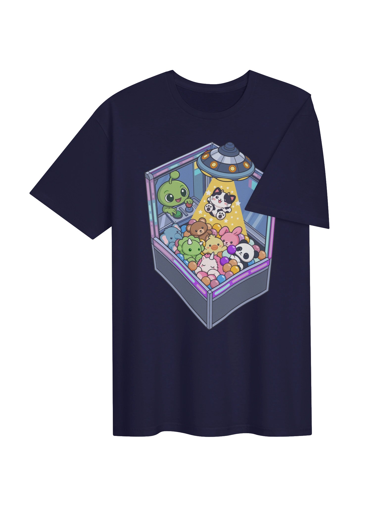 UFO Catch Cow Cat Shirt product image (5)