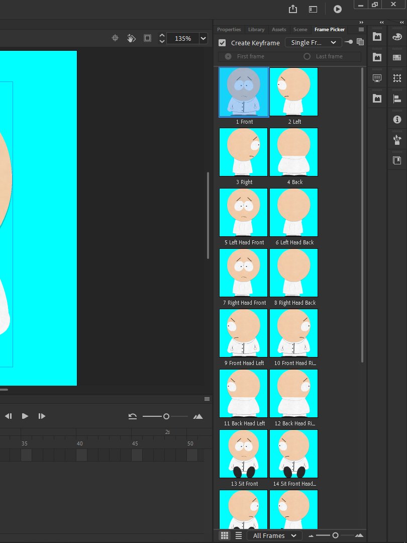 South Park Kid Template Smart Magnet Rig (SMR) Adobe Animate CC/ Flash product image (9)