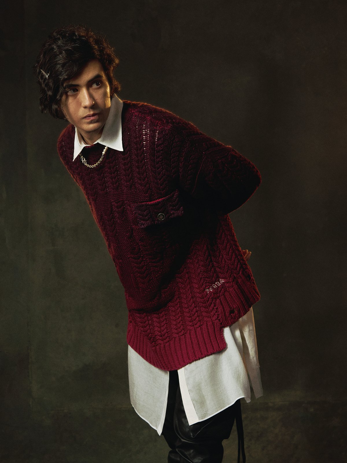 Ampersand Gradient Oversized Heavy Knit product image (5)