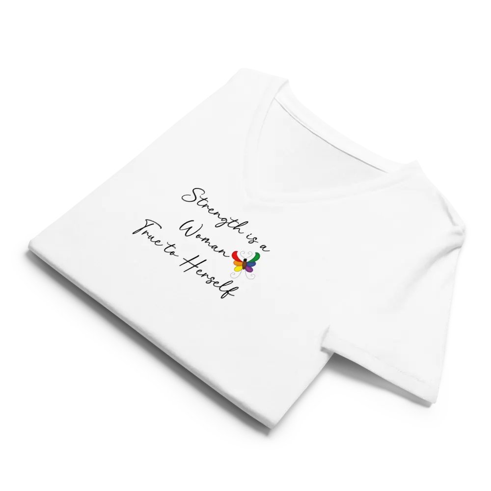 Strength Is - Women's V-Neck T (wt) product image (9)