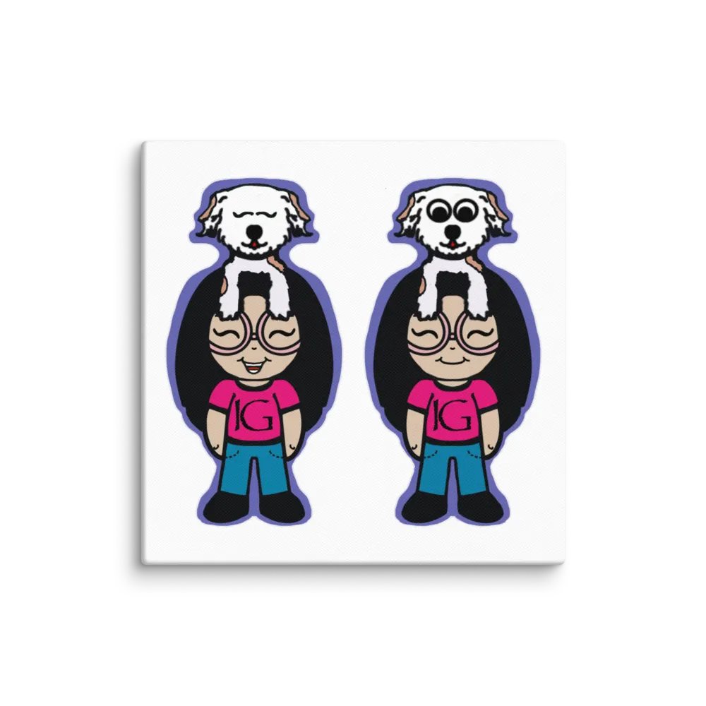 Isa&Brownie Canvas product image (1)