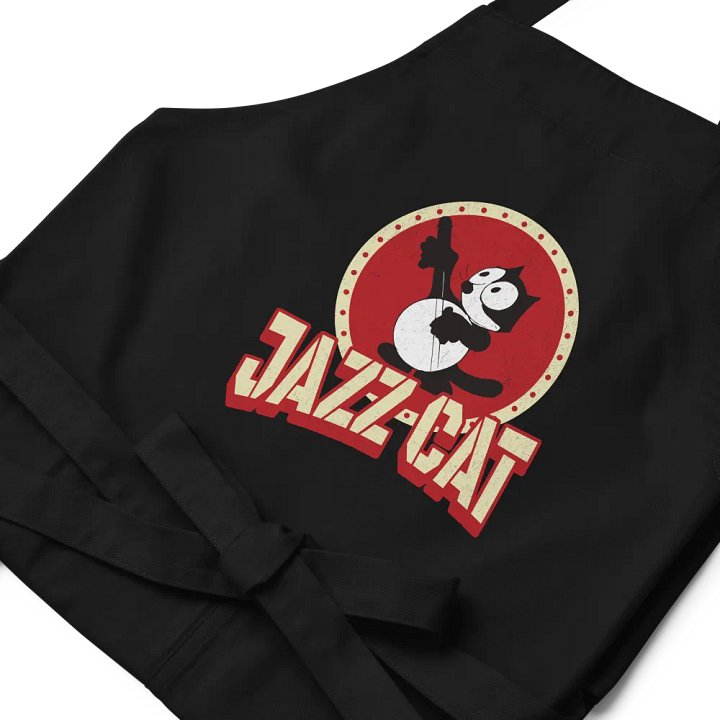 Jazz Cat Cotton Twill Apron product image (2)