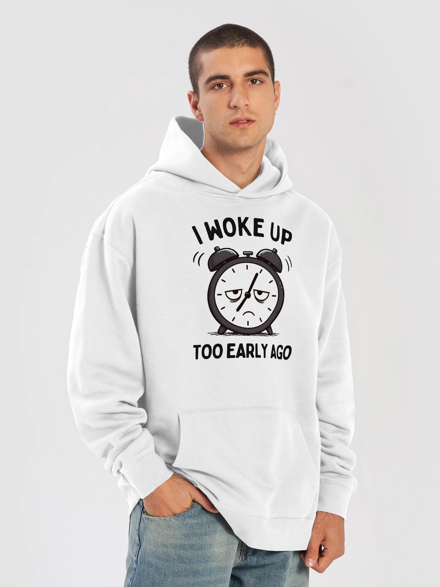 Woke Up Too Early - Light Colors Hoodie product image (7)
