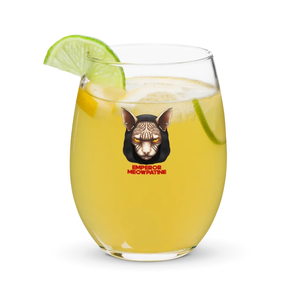 Emperor Meowpatine Wine Glass product image (11)