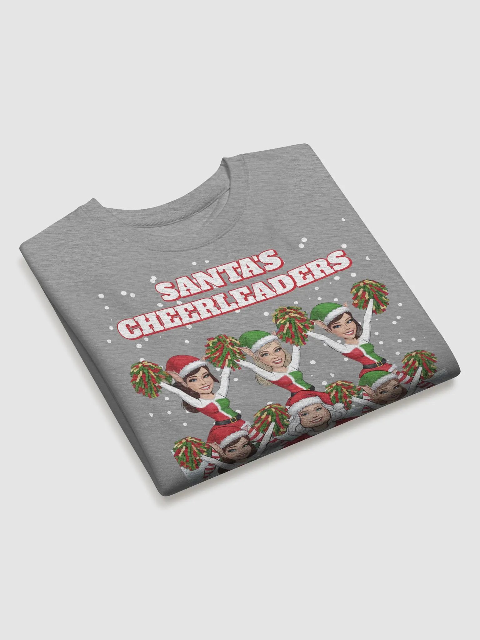 Santa's Cheerleaders Elves Squad Sweatshirt product image (15)
