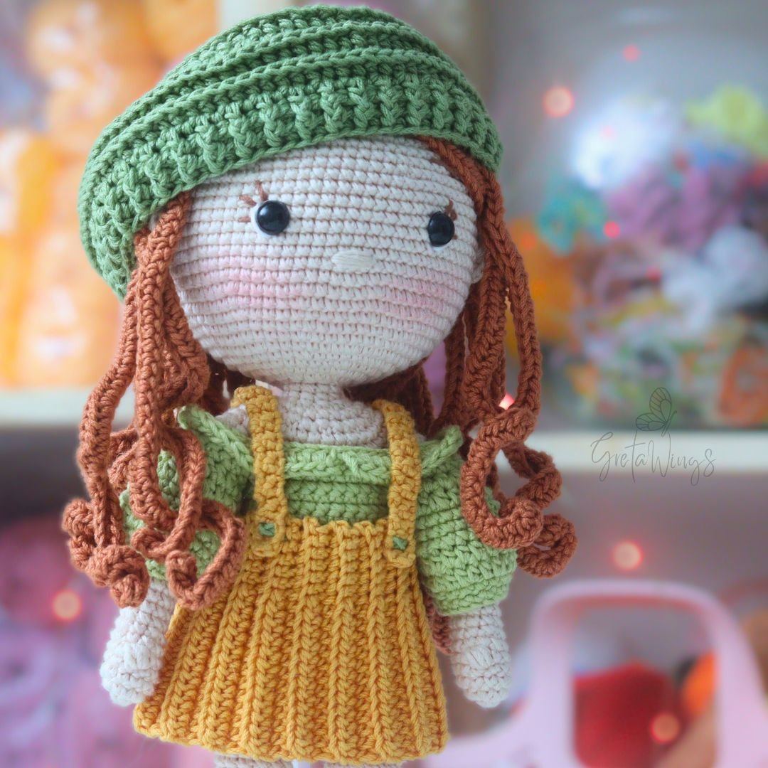 Patrón de Amigurumi de Muñeca Amber en Otoño (Descarga Digital) product image (4)