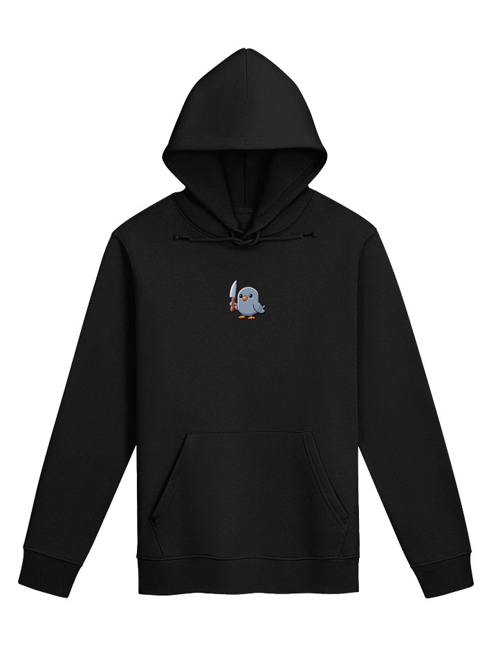 Angry Pigeon with Knife Hoodie - Embroidered product image (1)