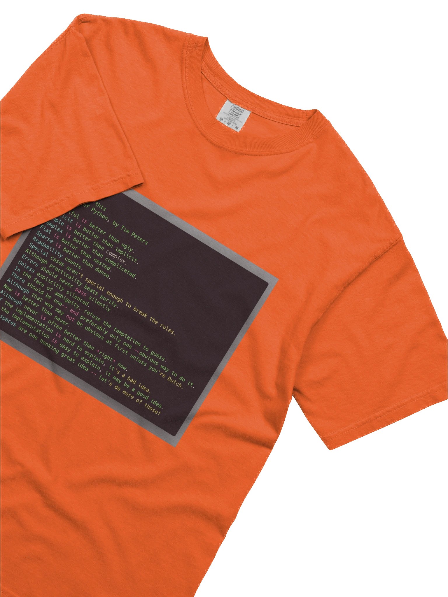 Pythonic Zen T-Shirt product image (5)