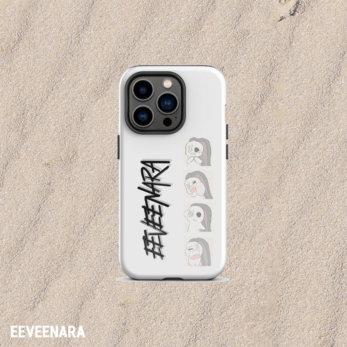 EV BUNNIES IPHONE CASE - [WHITE] product image (1)