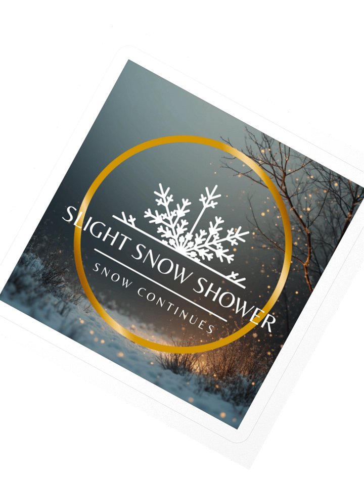 SlightSnowShower Sticker product image (8)