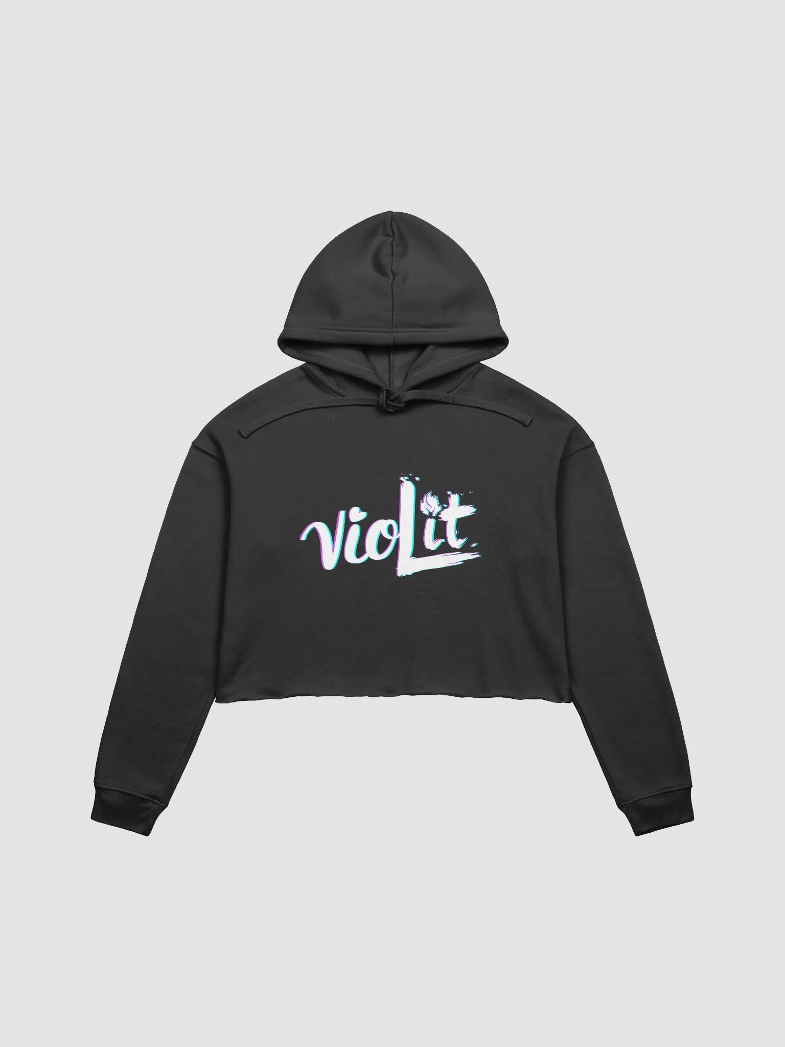 vioLit Cropped Hoodie product image (1)