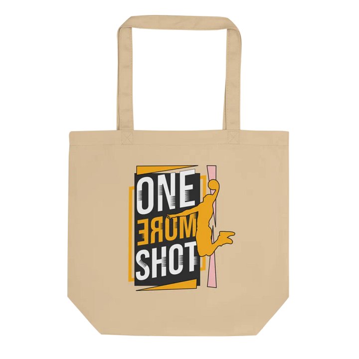 One More Shot Basketball Male Airborne Hoops Eco Tote product image (1)