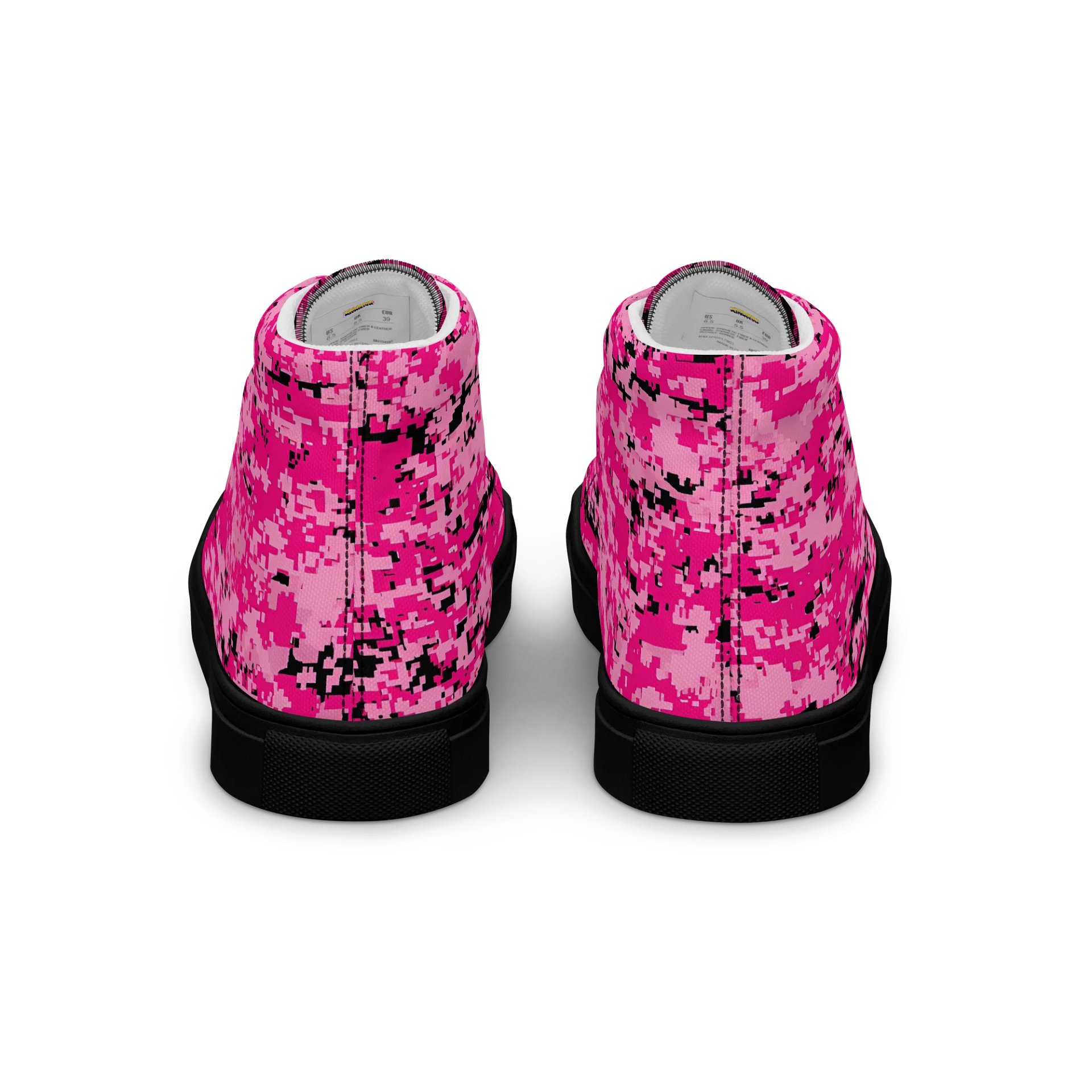 Pink Camo Retro High Tops product image (4)