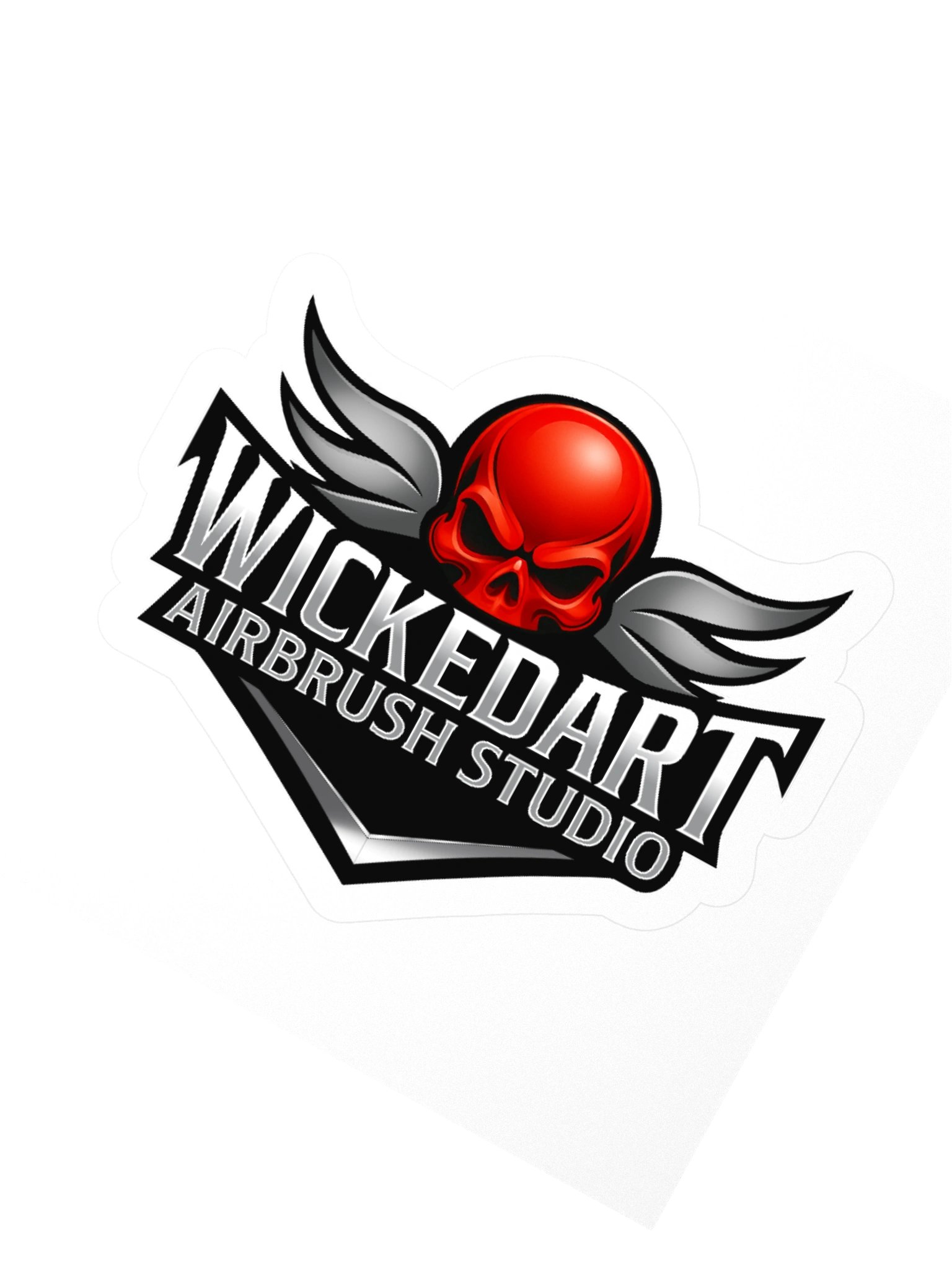 Crimson Crest Vinyl Sticker — Artist Edition product image (6)