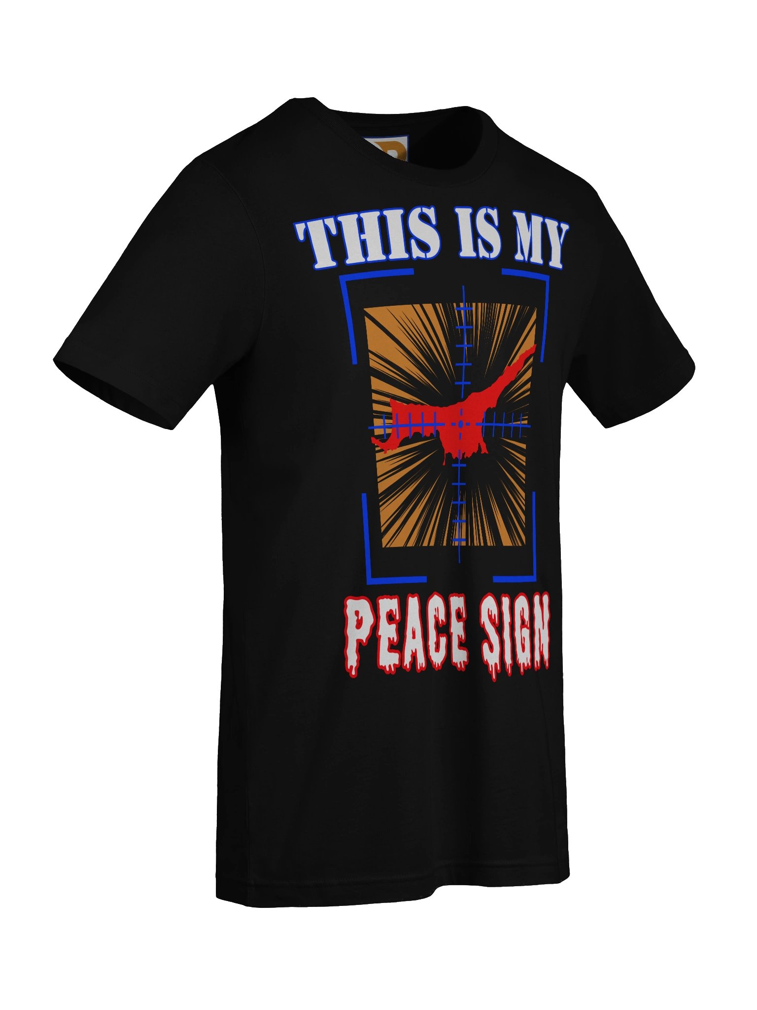 Ο κατεχόμενος Βορράς / This Is My Peace Sign T-Shirt product image (4)