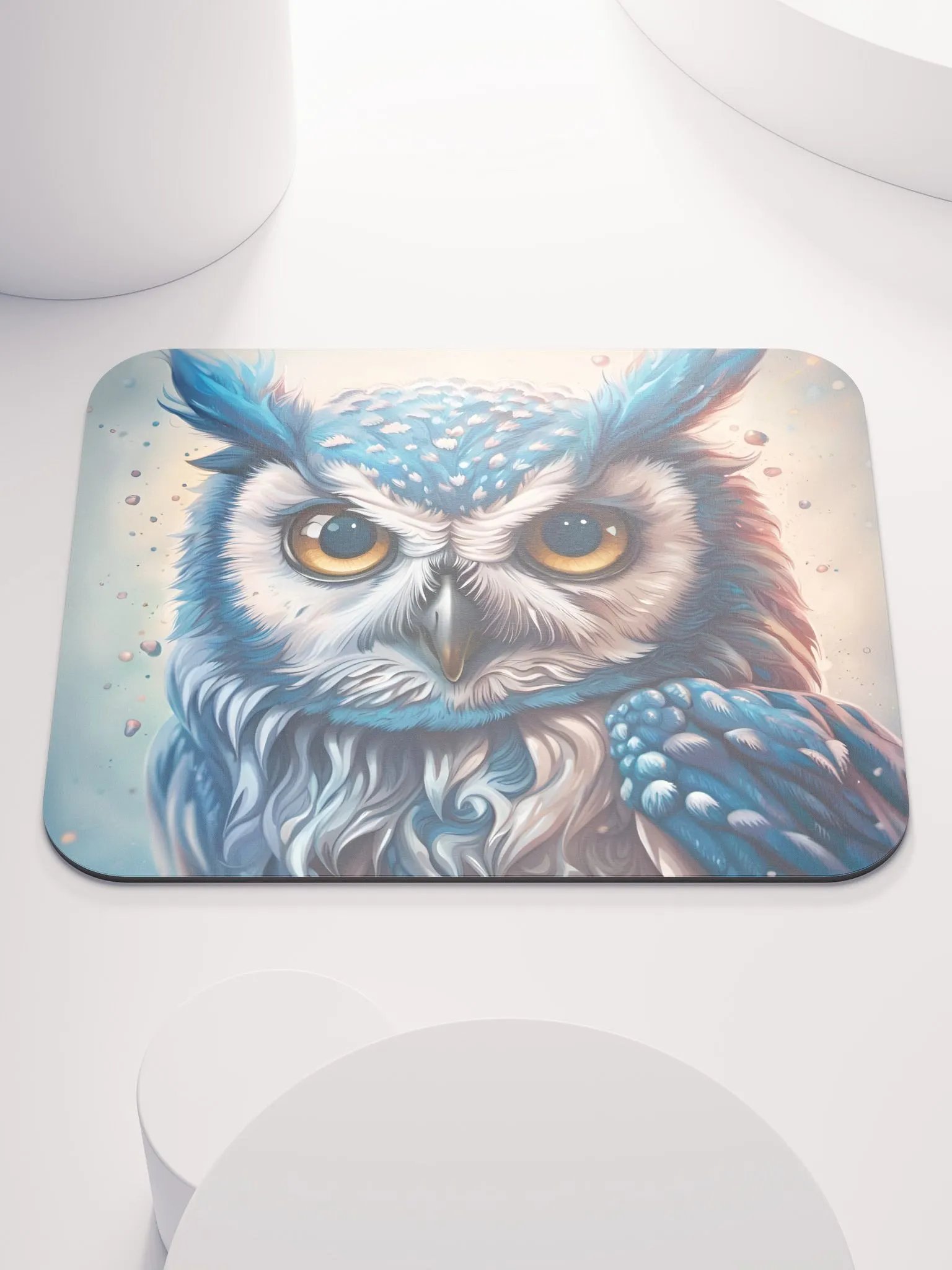 Blue Owl Mouse Pad product image (1)