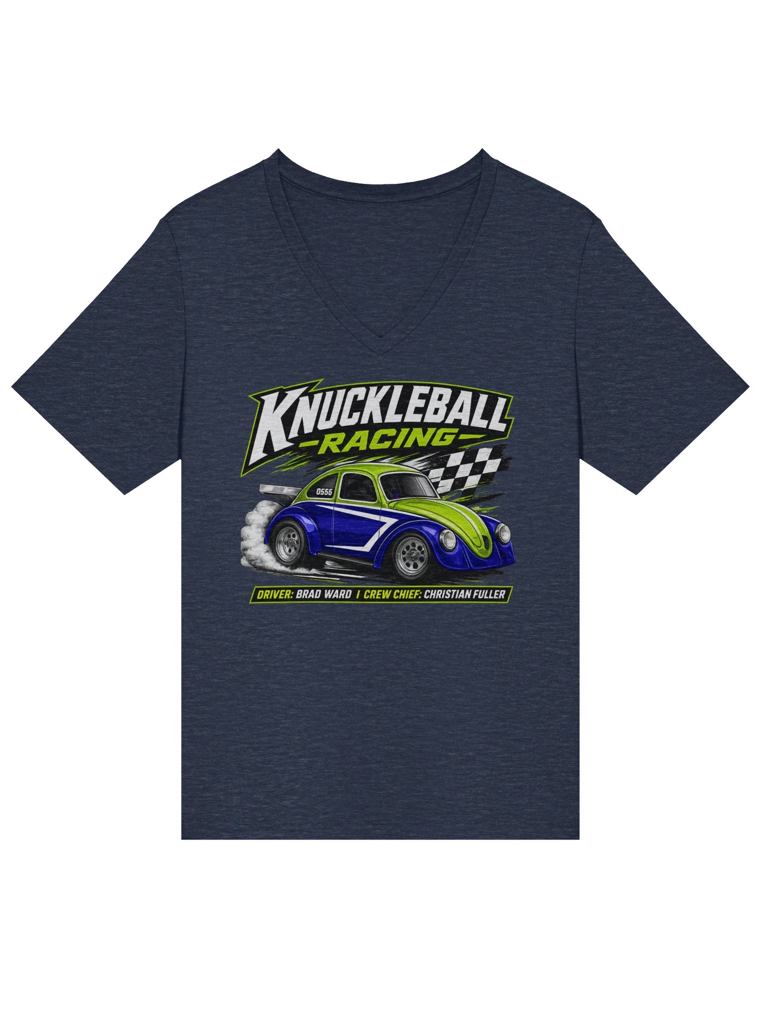 Womens Pit Crew V-Neck Tee product image (3)