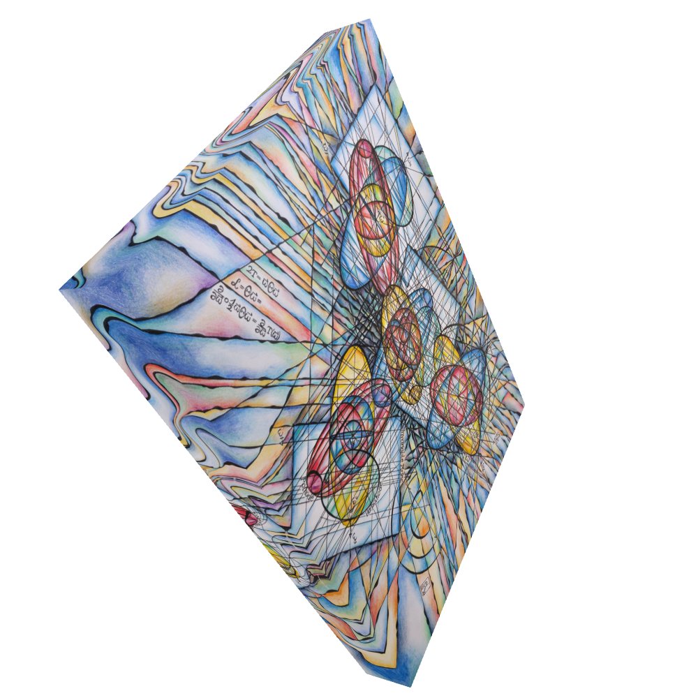 Rolling Not Slipping - Geometric Physics Art Canvas Print product image (4)