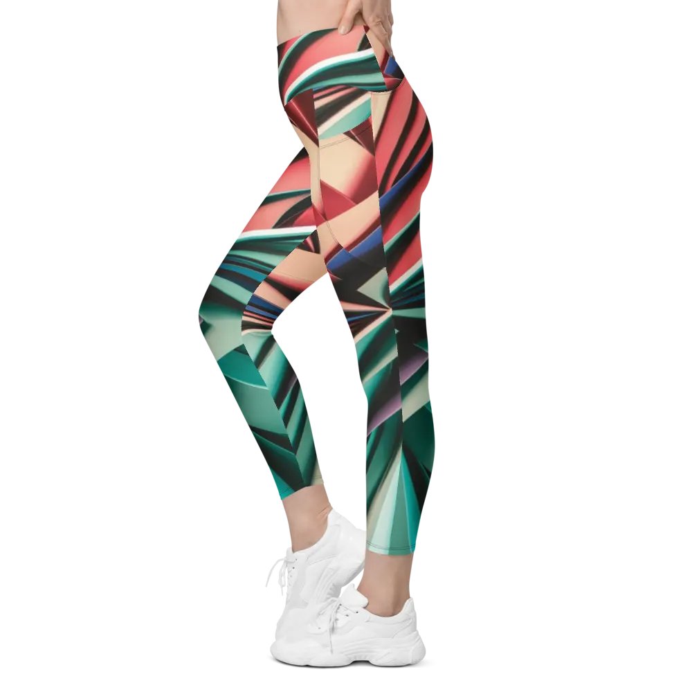 TDS Music Leggings with Pockets in Abstract Geometric Print (2XS-6XL) product image (10)