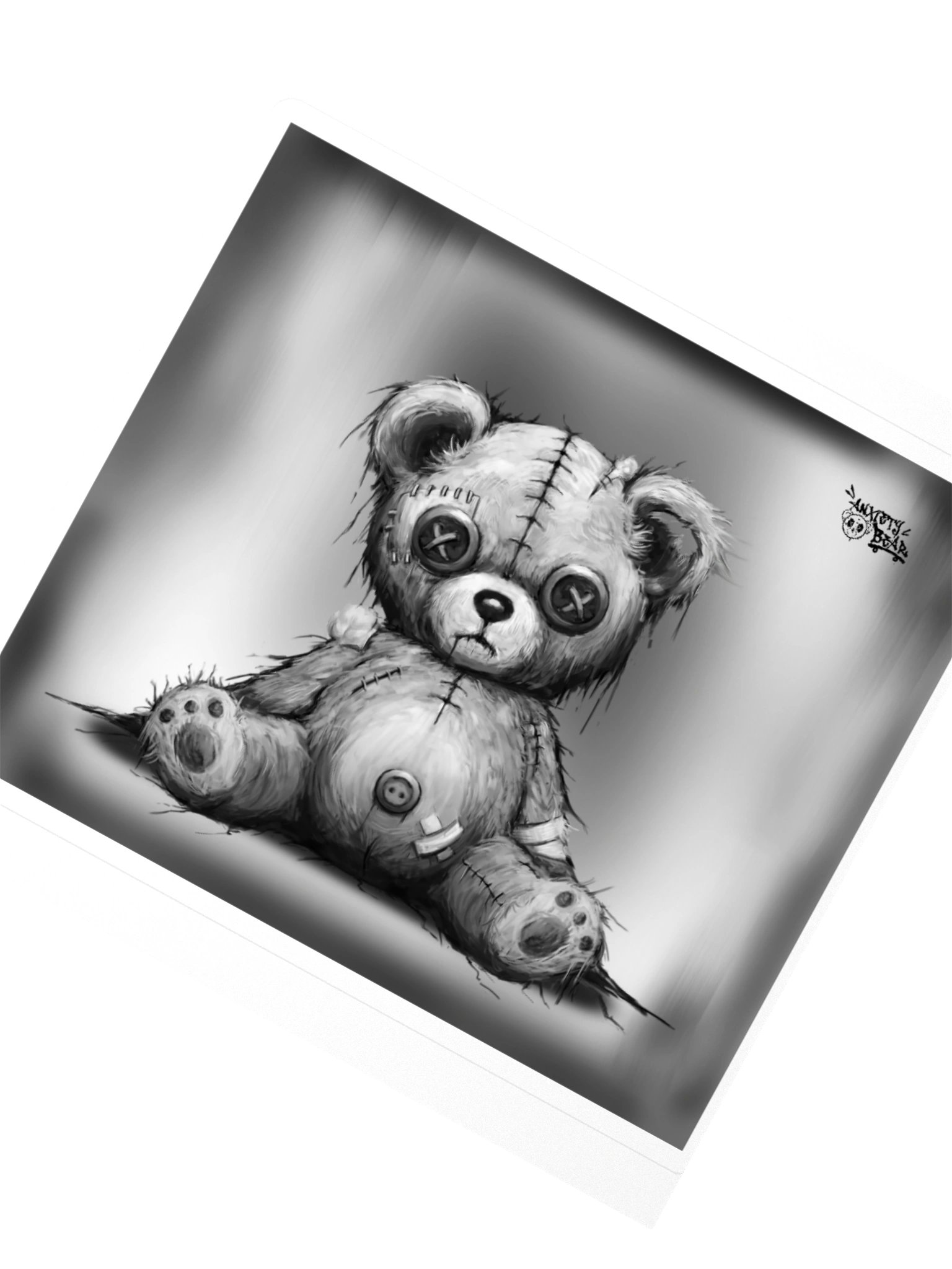 Anxiety Bear Spooky Sticker product image (5)