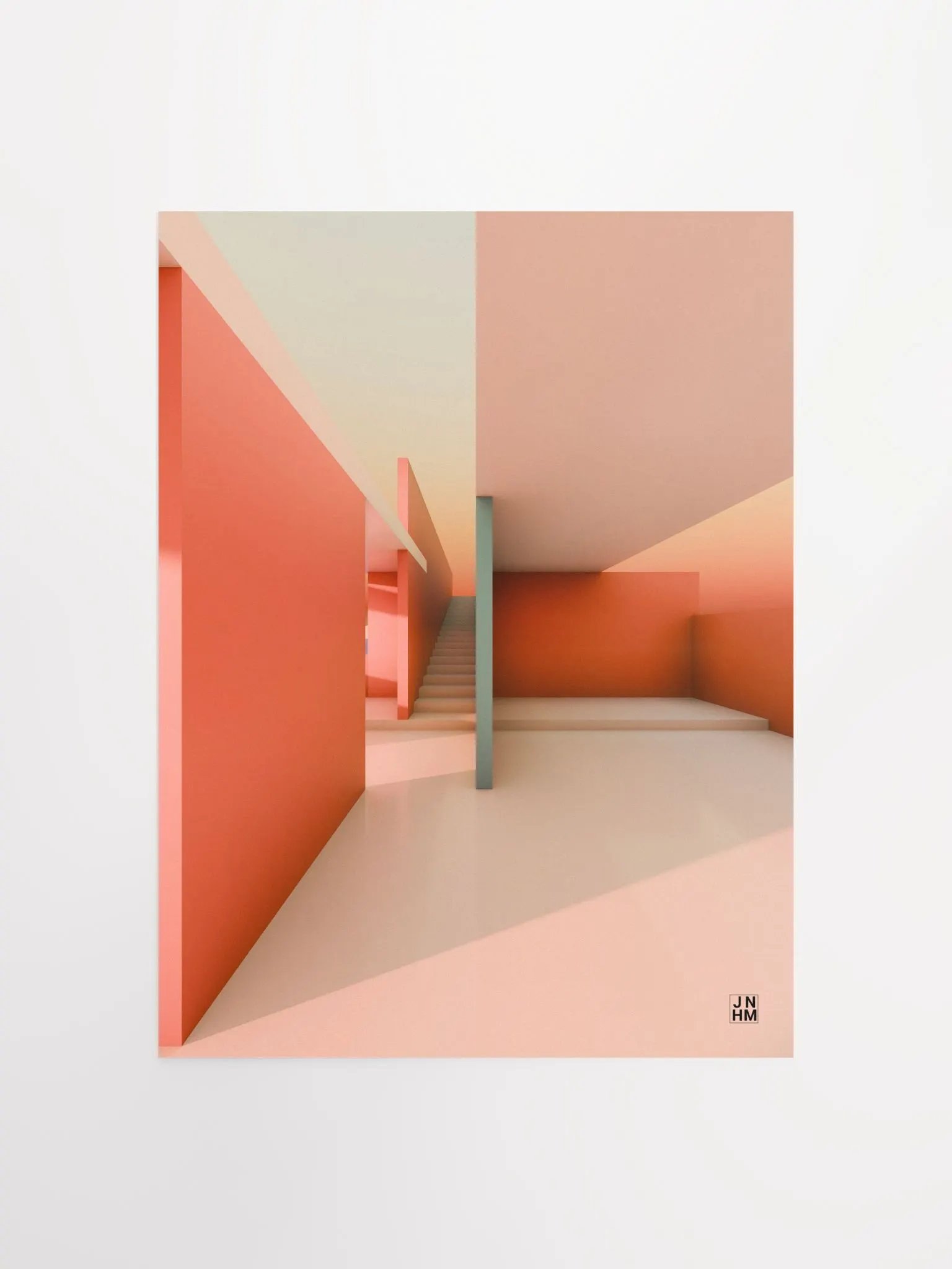 Architectural Landscape - Summer Pastel 03 12"x16" Frameless product image (1)