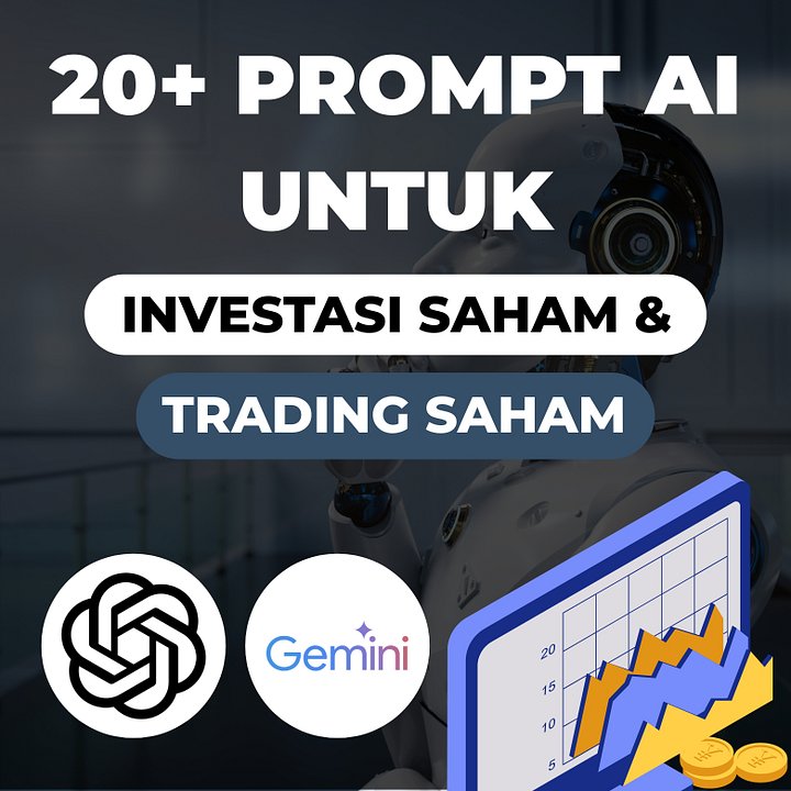 [E-BOOK] 20+ PROMPT AI untuk Investasi & Trading Saham product image (1)
