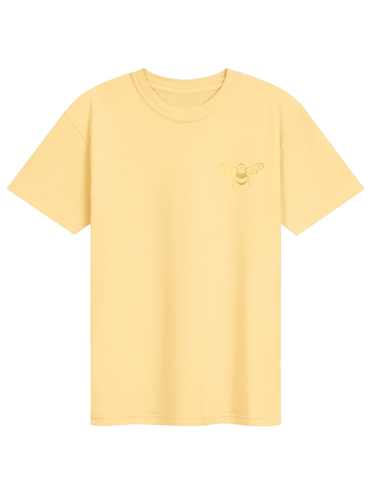 [embroidered] bee logo tee - yellow product image (1)