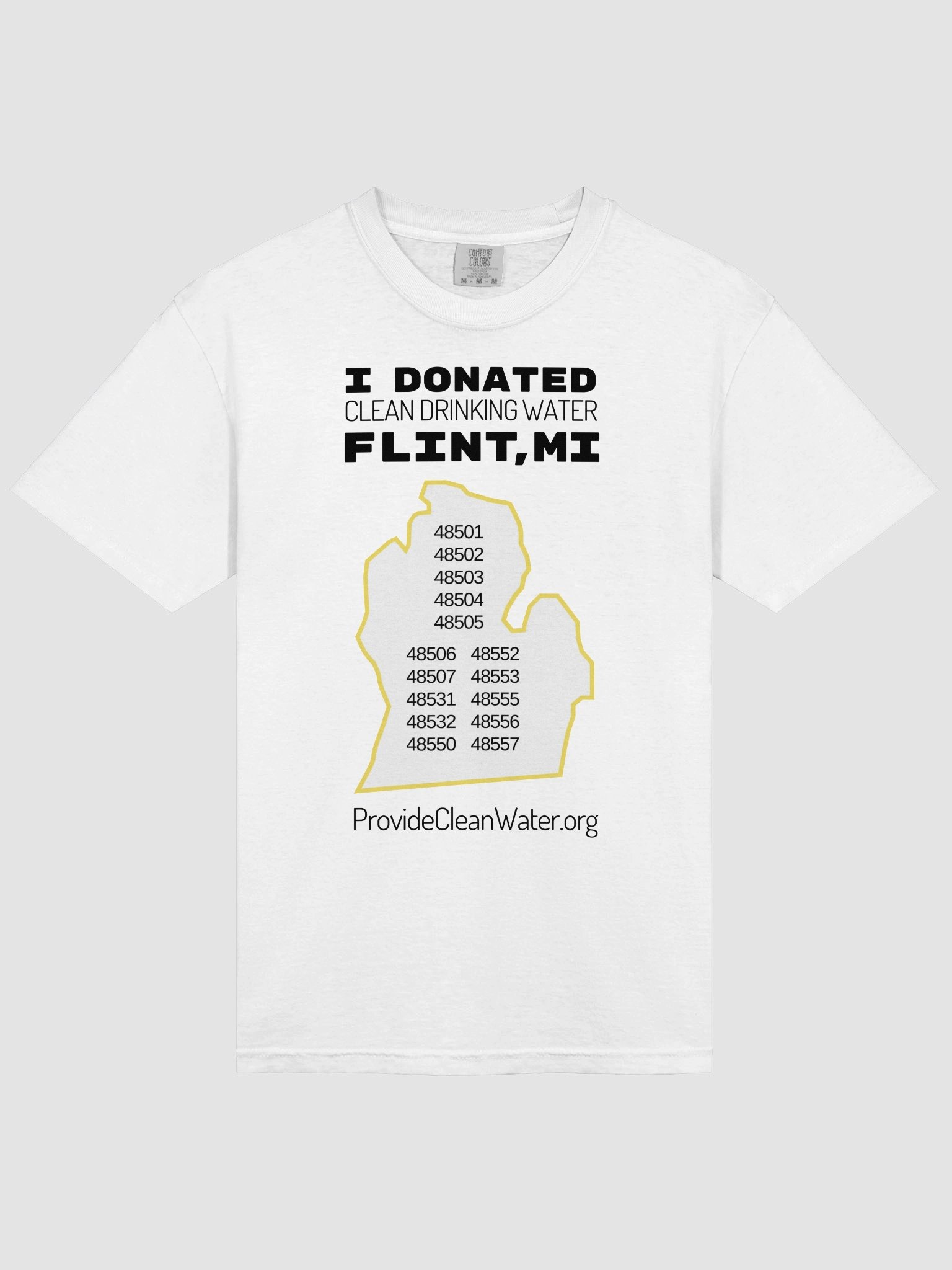 I Donated Flint, MI T-Shirt product image (3)
