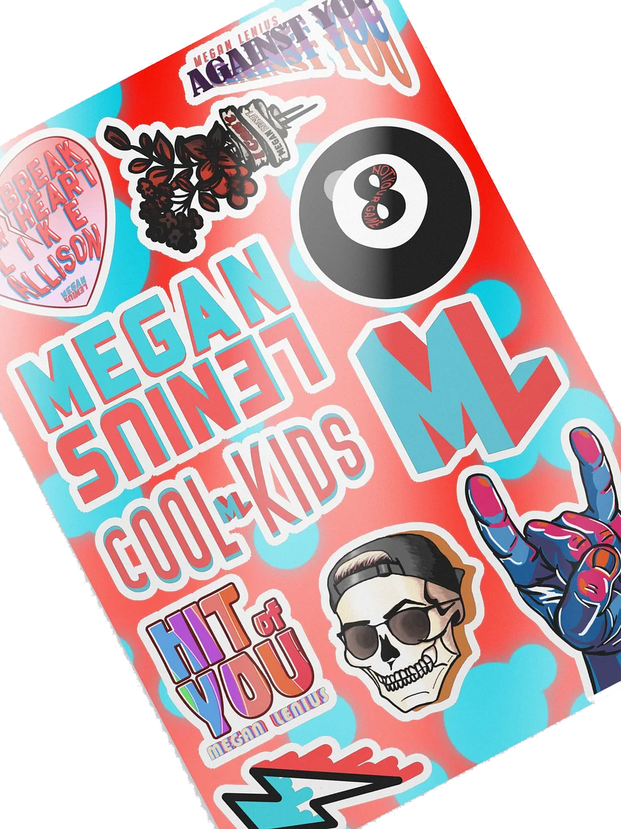 Megan Lenius Sticker sheet product image (1)