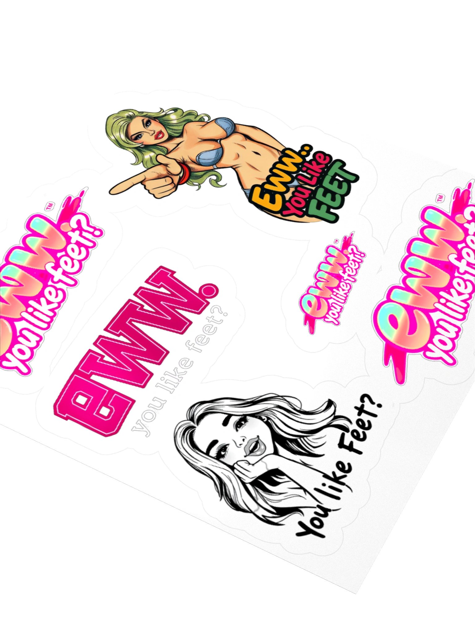 EYLF "Miss Sass" Stick 'em Ups Sticker Sheet product image (7)