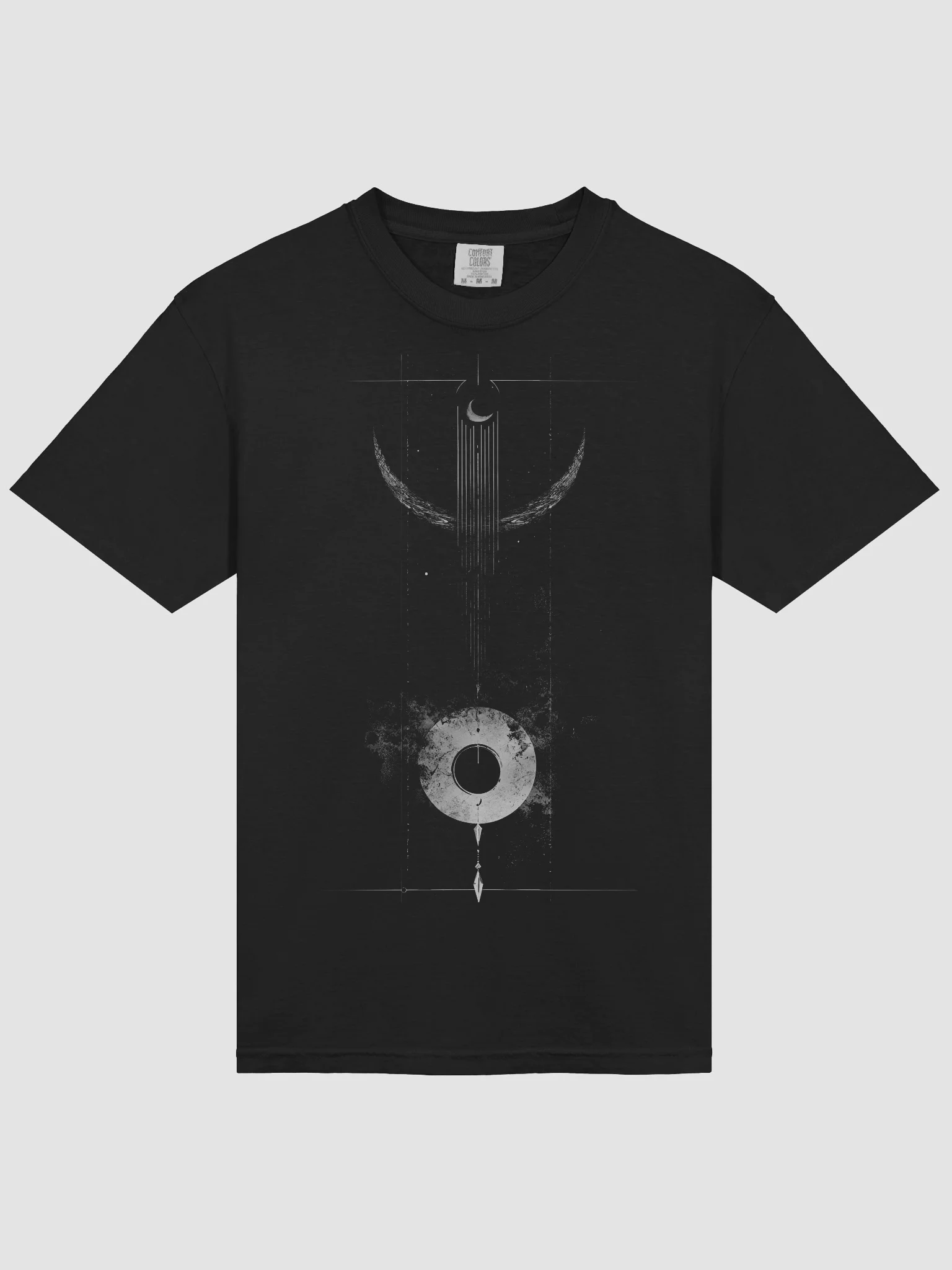 Occult Eclipse Sigil Black Graphic T-Shirt product image (3)