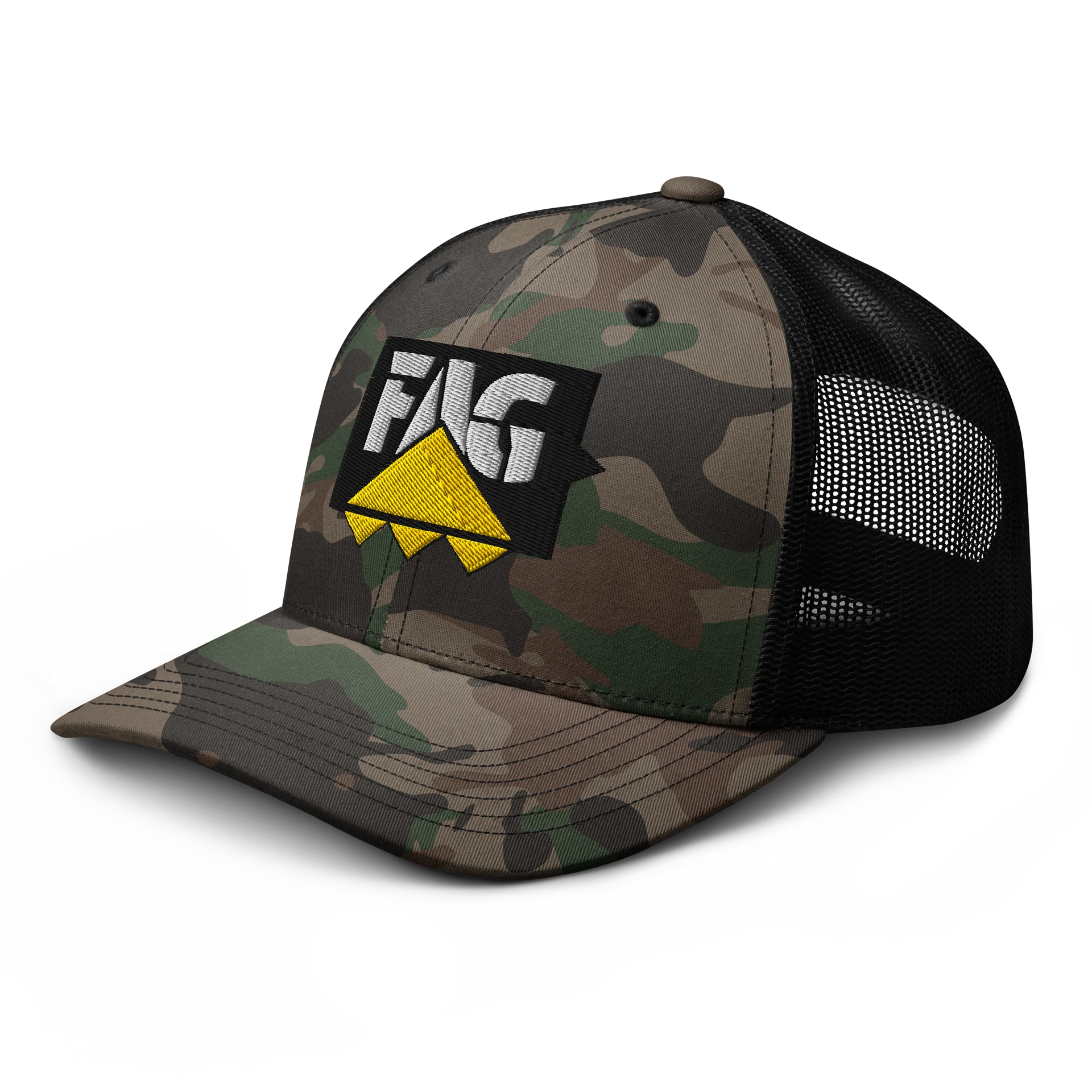HIGH TECH RED NECH GAY RNC CAMO TRUCKER HAT product image (4)