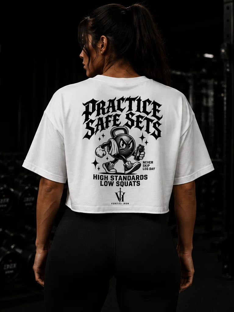 Practice Safe Sets Crop Tee product image (1)
