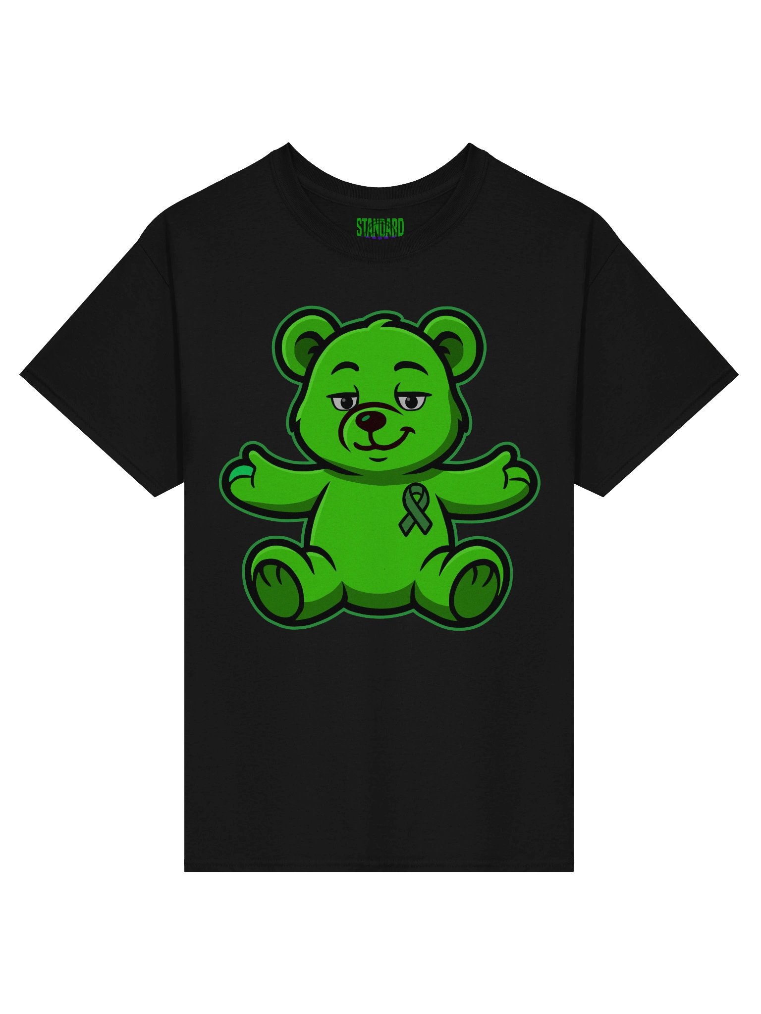 Green Bear of Sharing T Shirt product image (1)