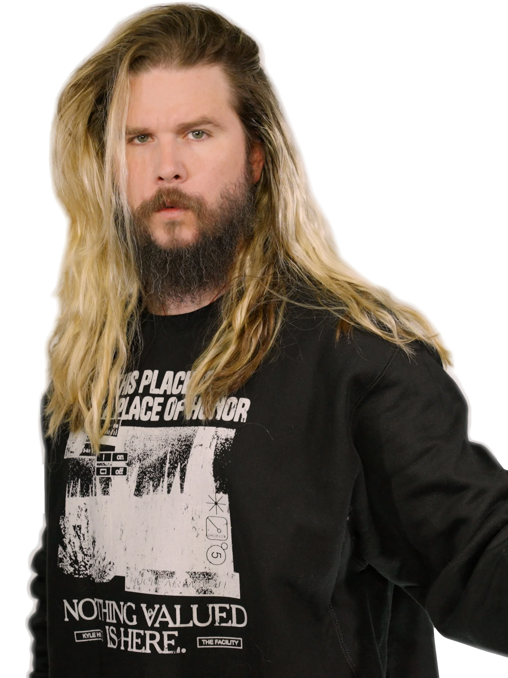 THIS IS NOT A PLACE OF HONOR (Champion sweater) product image (1)