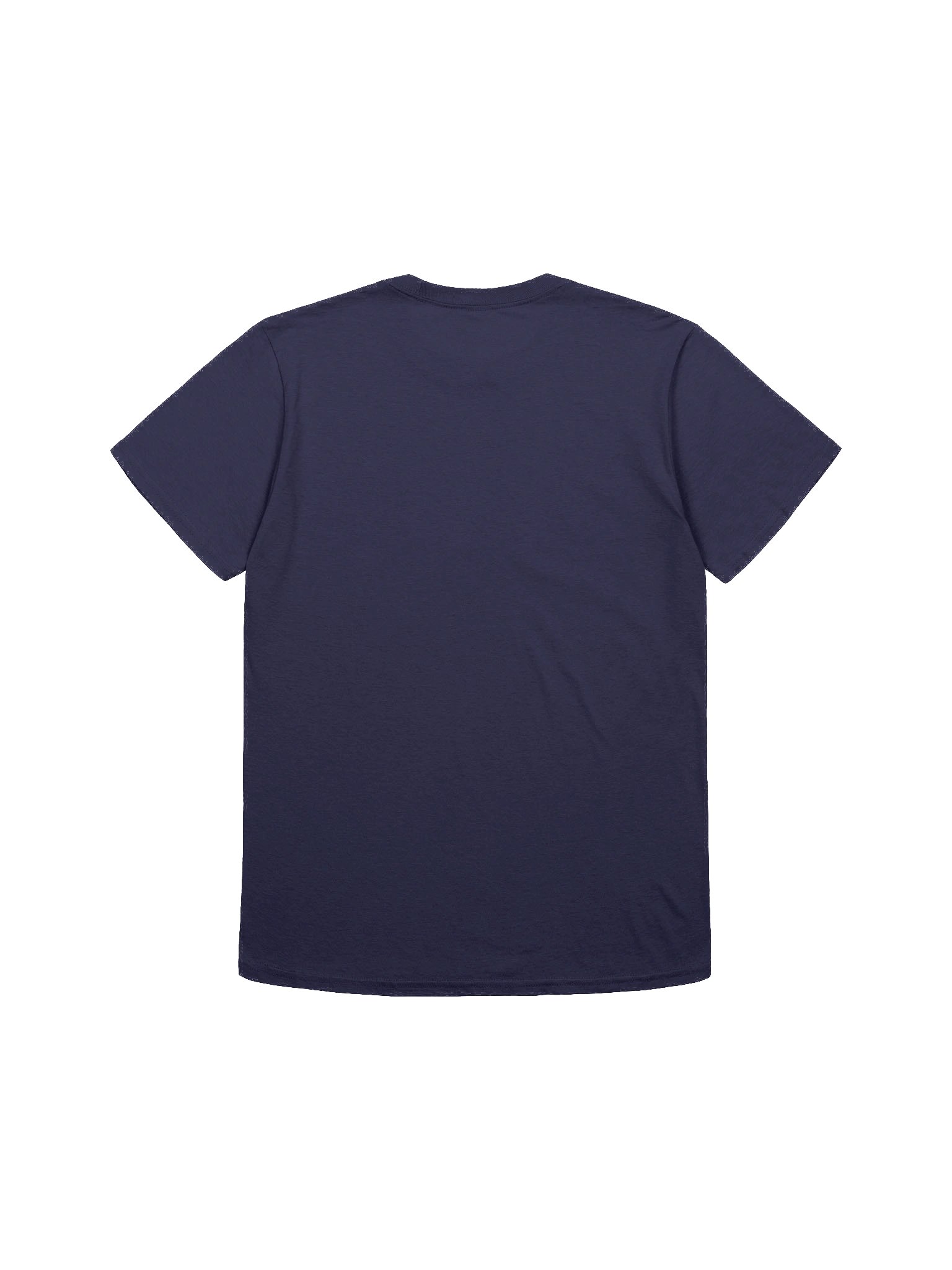 The More You Erase Typographic Skull Graphic T-Shirt White on Blue product image (4)