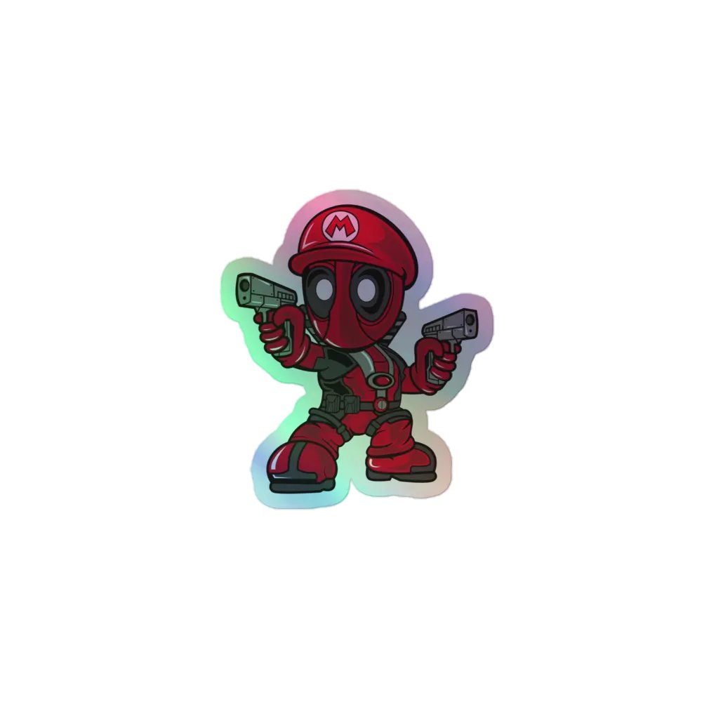 mario pool sticker holo product image (1)