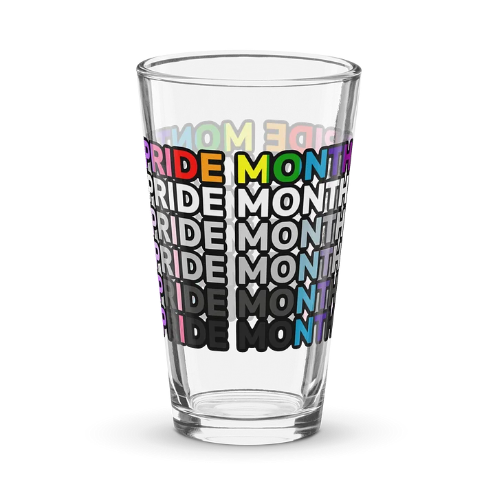 Rainbow PRIDE MONTH Pint Glass product image (1)