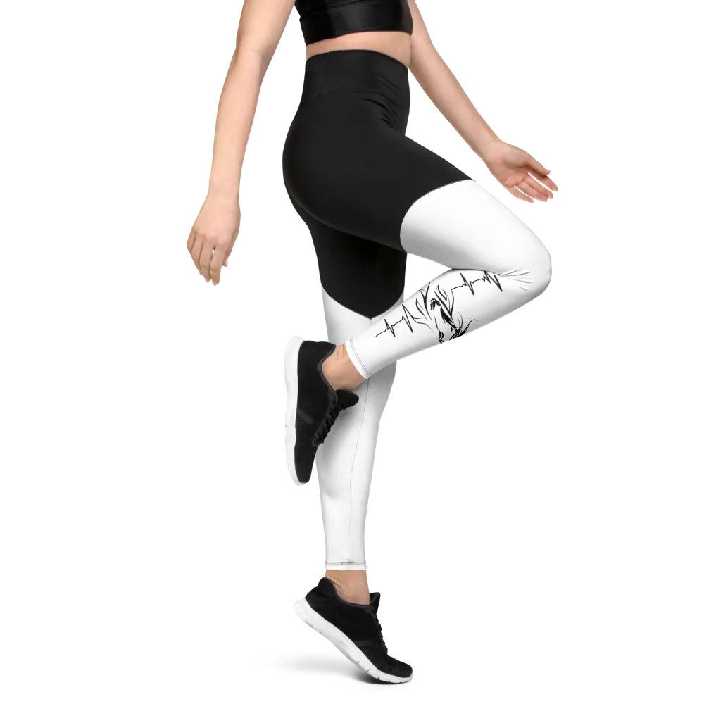 Horse Heartbeat Sports Leggings product image (4)