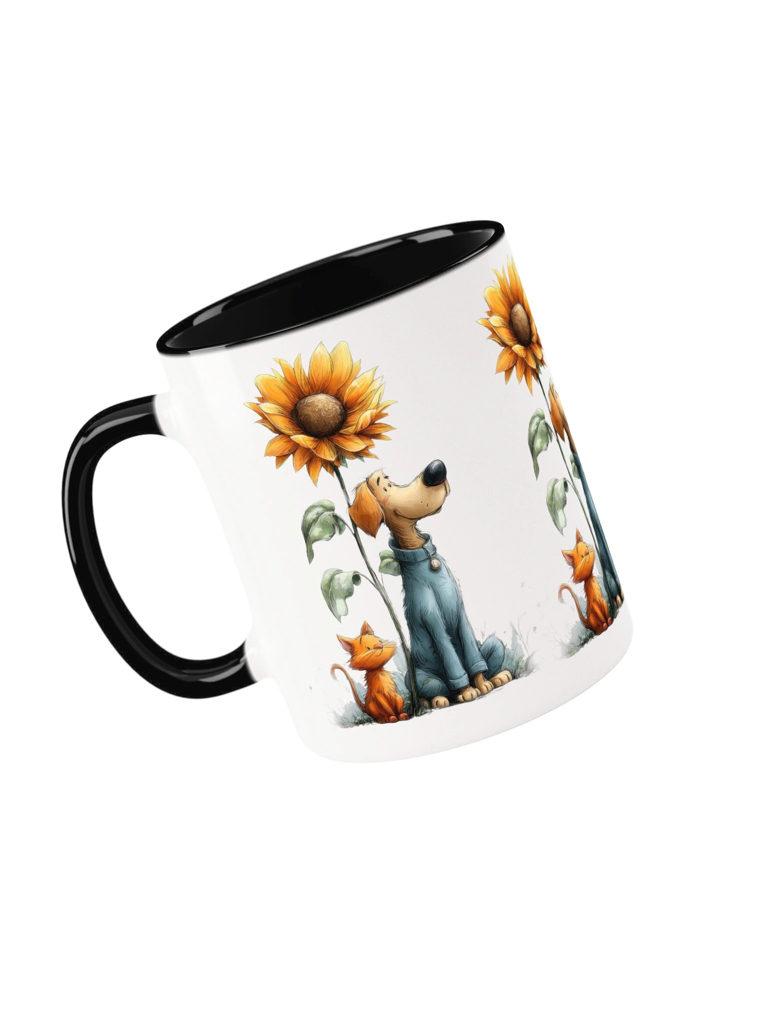 Sunflower Dog and Cat Coffee Mug product image (20)