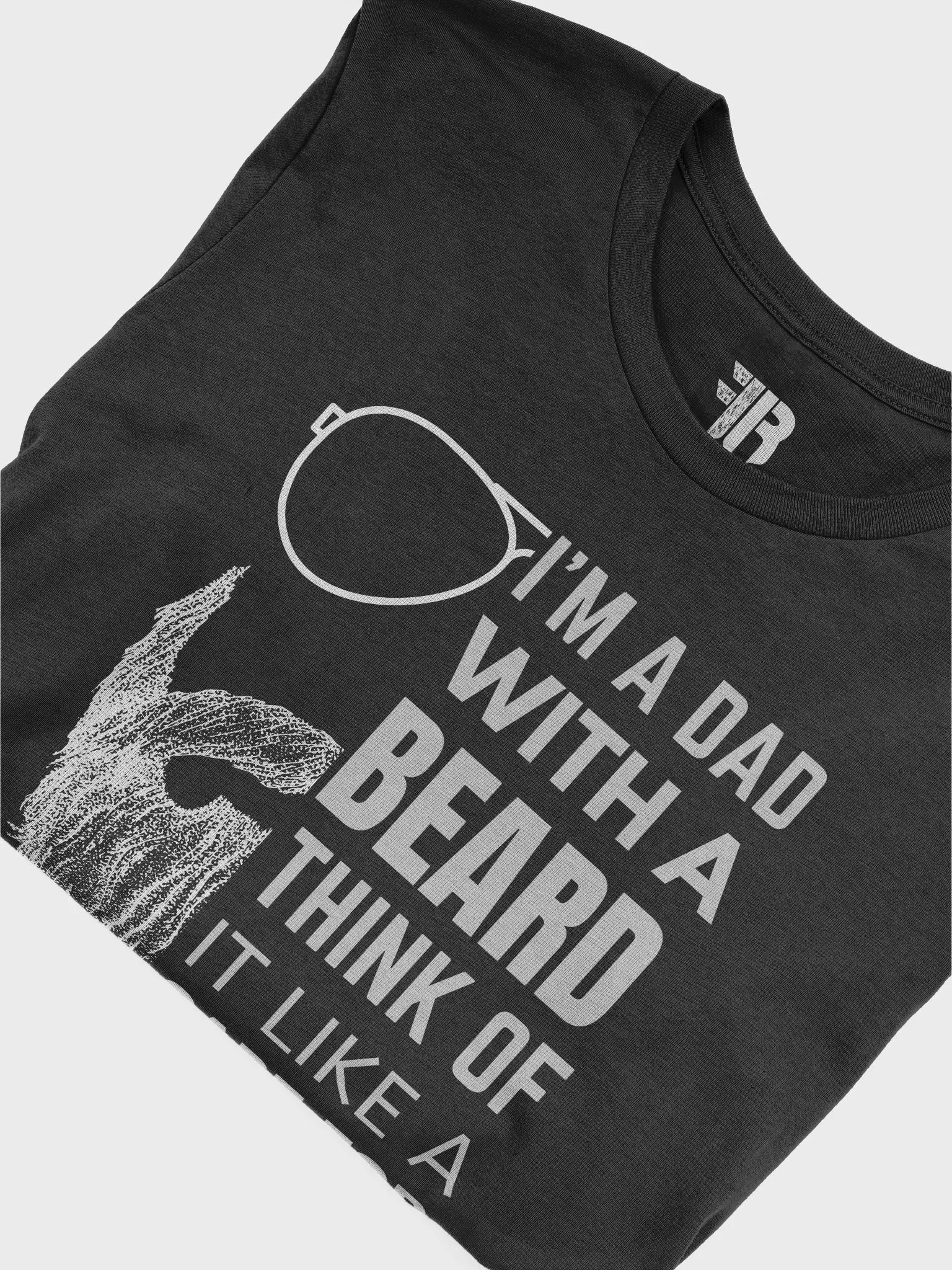 DAD WITH A BEARD TEE (B/C/O) product image (3)