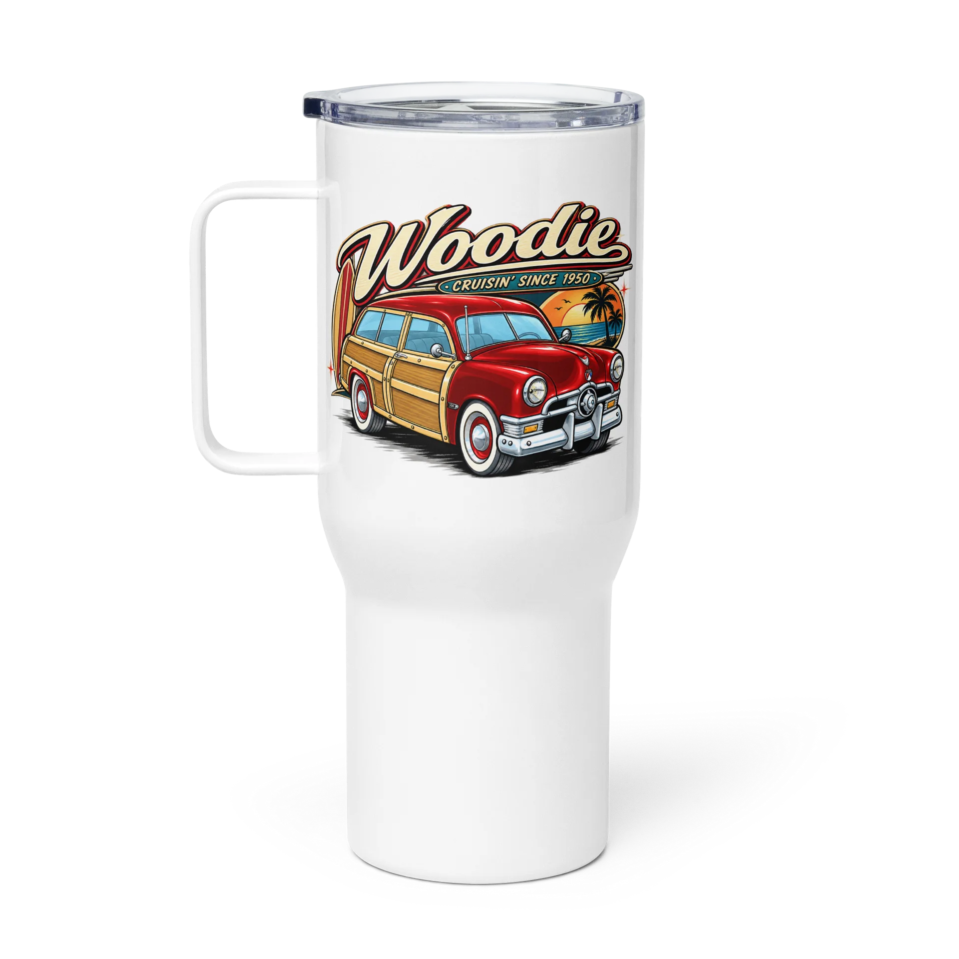Woody – Cruisin’ Since 1950 Travel Tumbler product image (1)