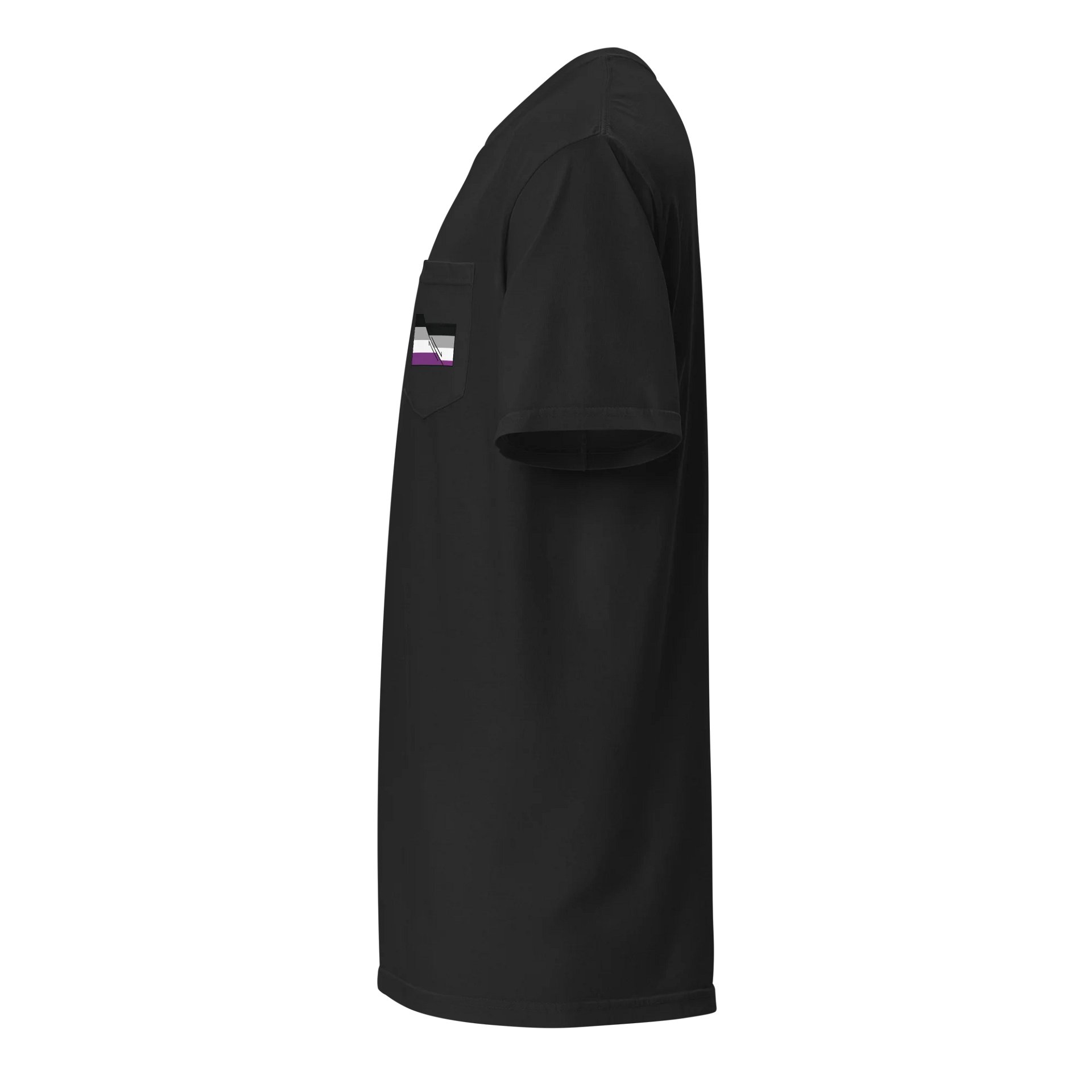 Faulted Pride Flags- Ace Pocket Shirt product image (3)
