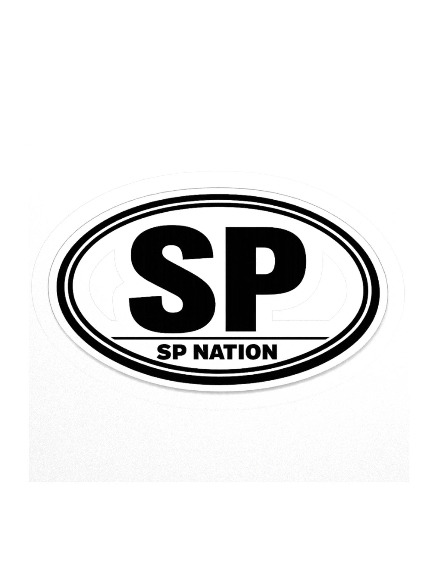 SP Nation Oval Sticker product image (1)