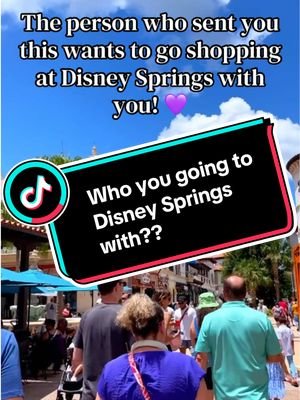 Tag or send this to someone you want to go shopping with at Disney Springs! #disneysprings #waltdisneyworld #disneypassholder #shopping #fyp 