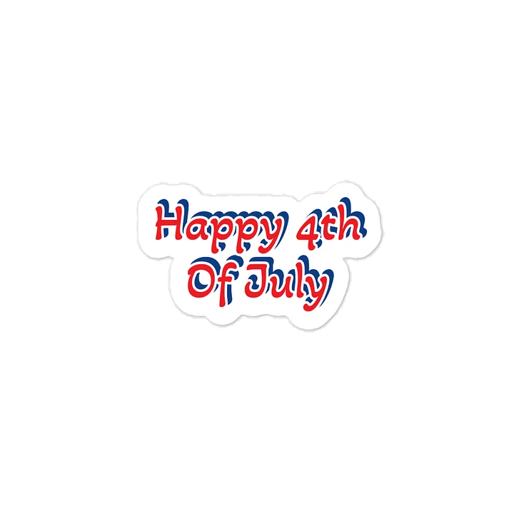 Happy 4th of July Sticker product image (1)